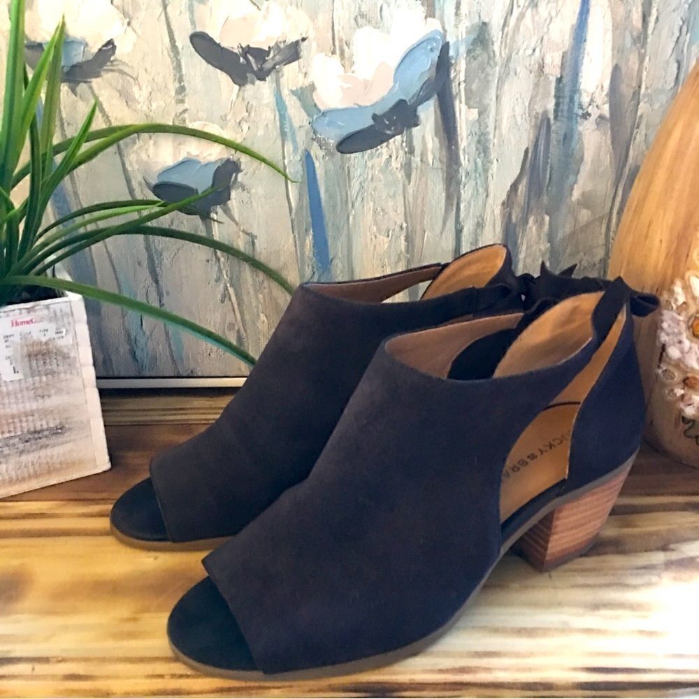 LUCK BRAND LEATHER/SUEDE BOOTIES